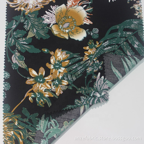 104gsm personnalisé en gros 100% tissu de rayonne imprimé